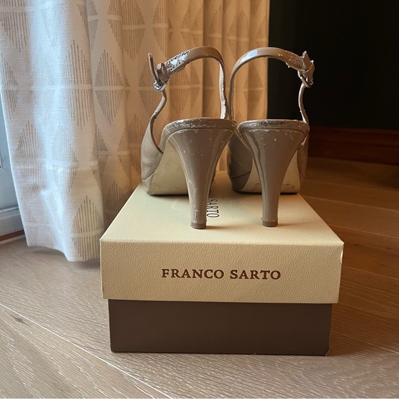 Nude Franco Sarto Sling-backs - Picture 3 of 4
